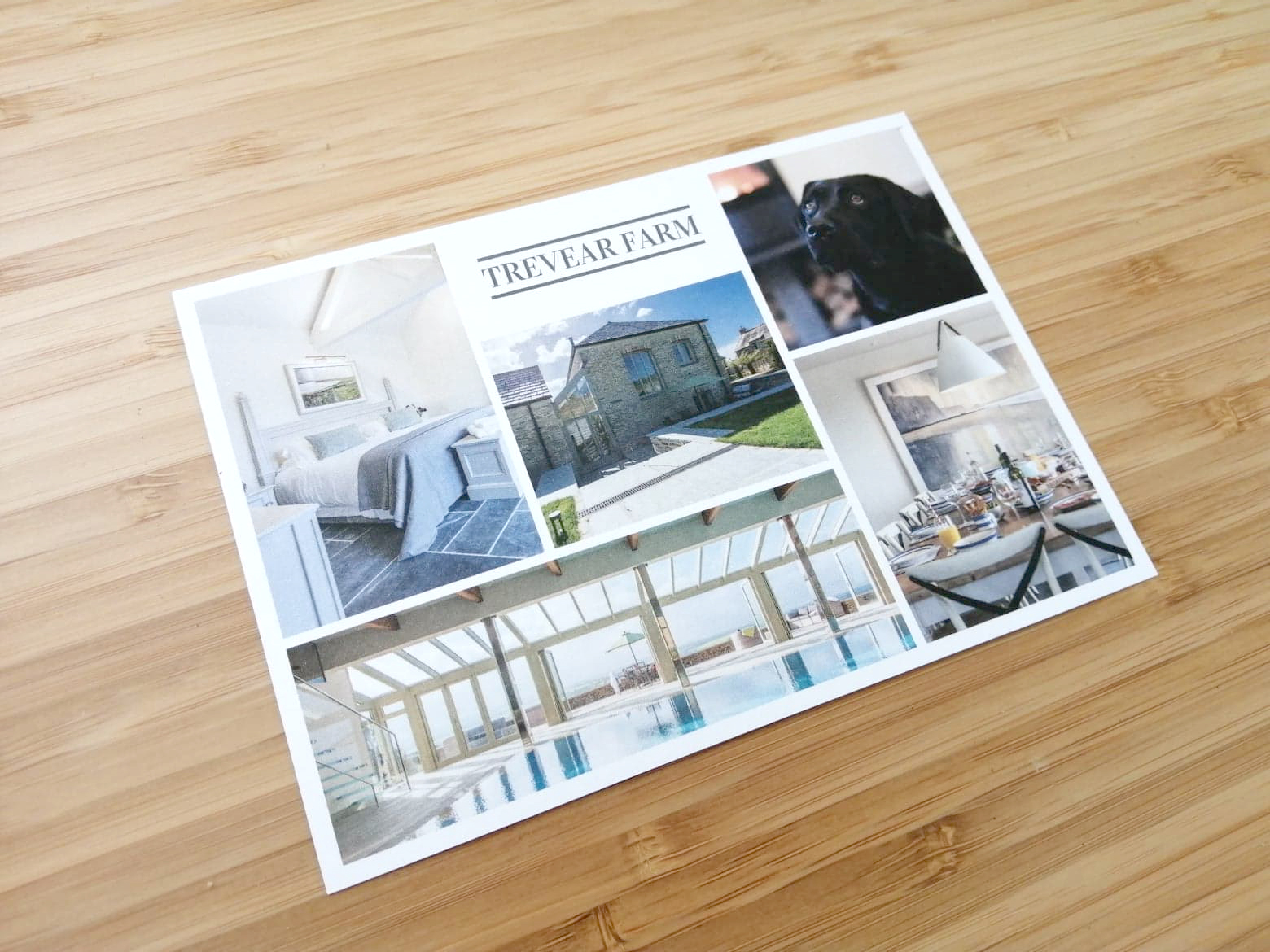 Trevear Farm A6 leaflet to welcome guests