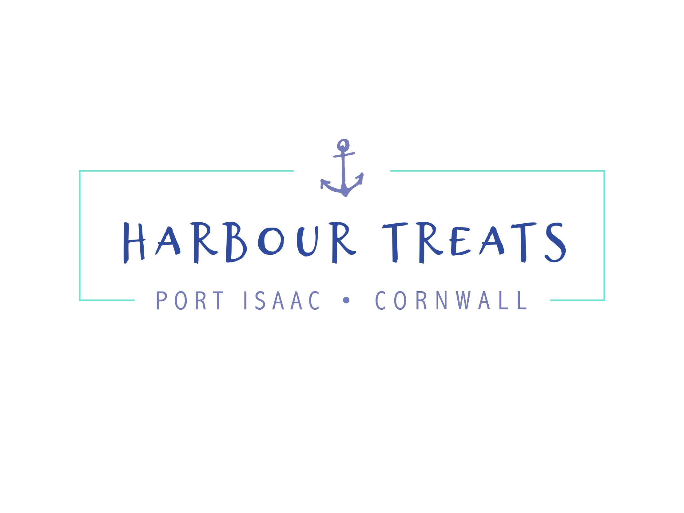 Logo design for Harbour Treats, a gift and confectionery shop in Port Isaac