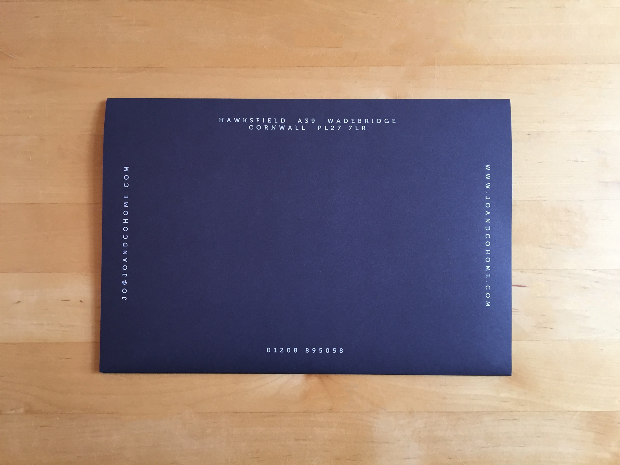 Jo and Co bespoke envelopes