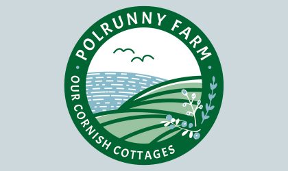 Logo design for Polrunny Farm Holiday Cottages