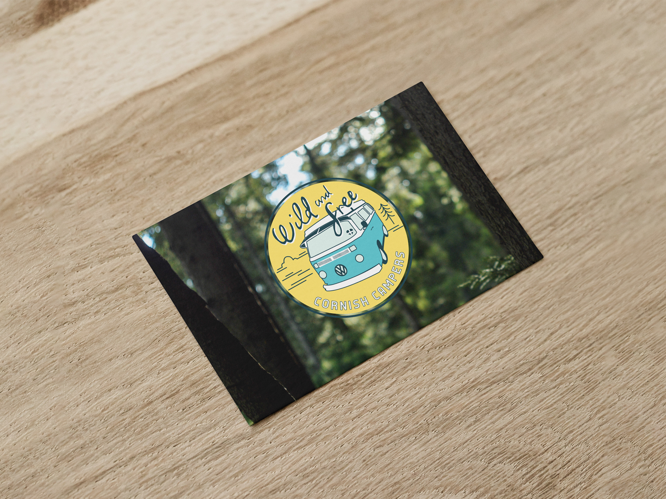 Business card design and print for Wild & Free