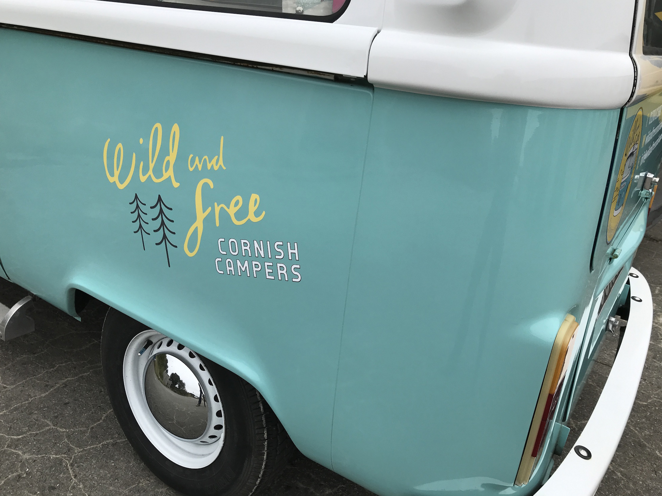 Vehicle livery for the Wild & Free VW camper van