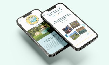 Wild & Free Cornish Campers mobile website showing the Cornwall campervan route ideas page