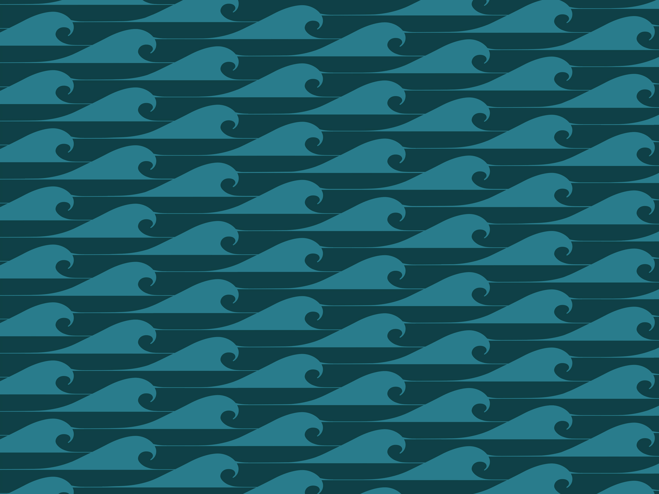 Wave pattern, part of our brand development for The Cornish Surfer