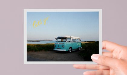 Wild and Free Cornish Campers Voucher Design