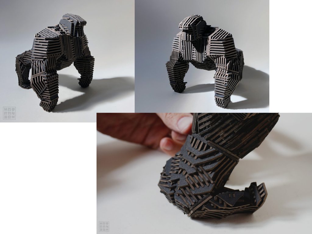 3d gorilla jigsaw puzzle 
