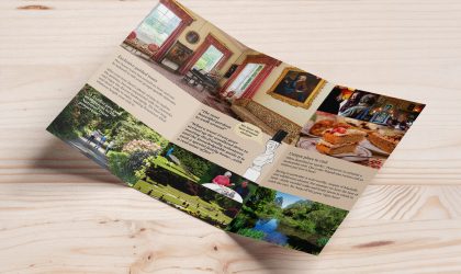 Pencarrow House & Gardens Group Visits Leaflet Design