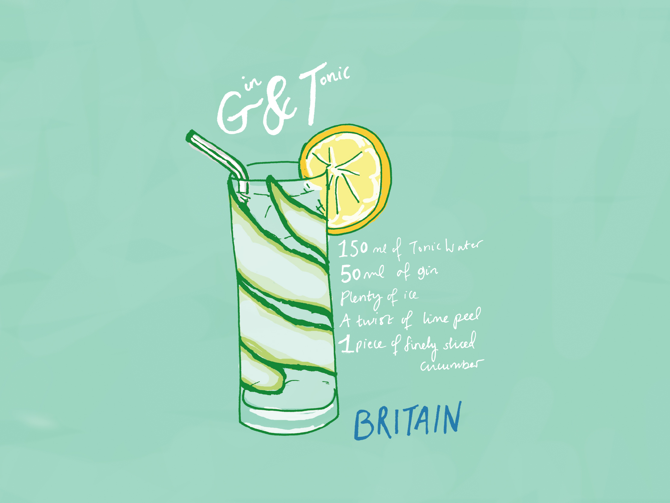 Download the month of August from our 2022 calendar featuring illustrations of drinks from around the world for free for your mobile, tablet and desktop computer background