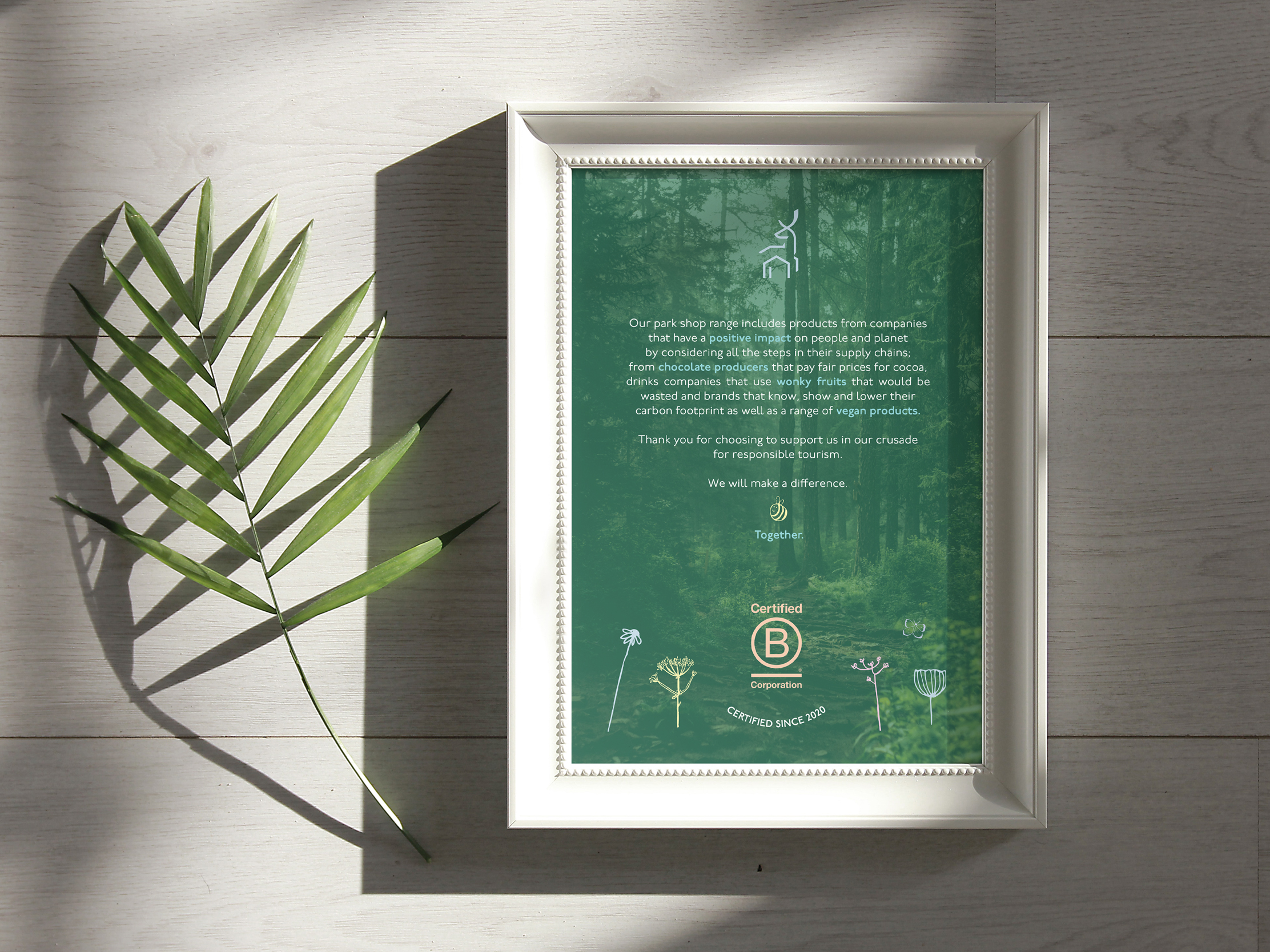 Poster design and print for Lovat Parks