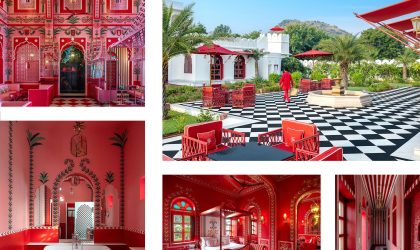 Colourful hotel in Jaipur India