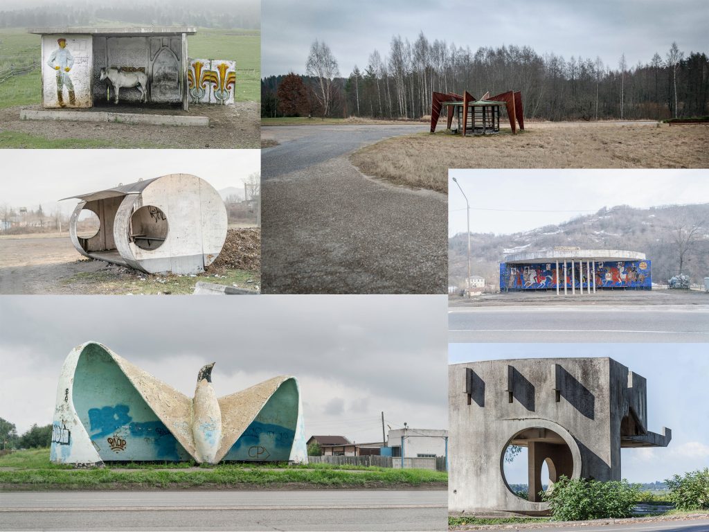 Soviet bus stops