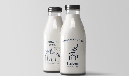 Milk bottle design