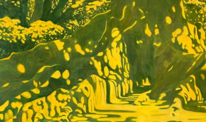 Dappled light paintings by Baek Duri