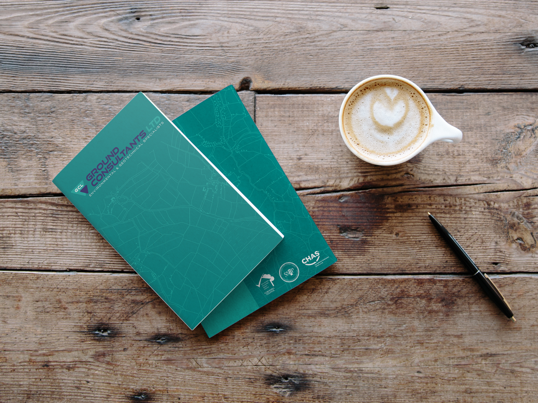 Booklet design and print for Ground Consultants in Cornwall