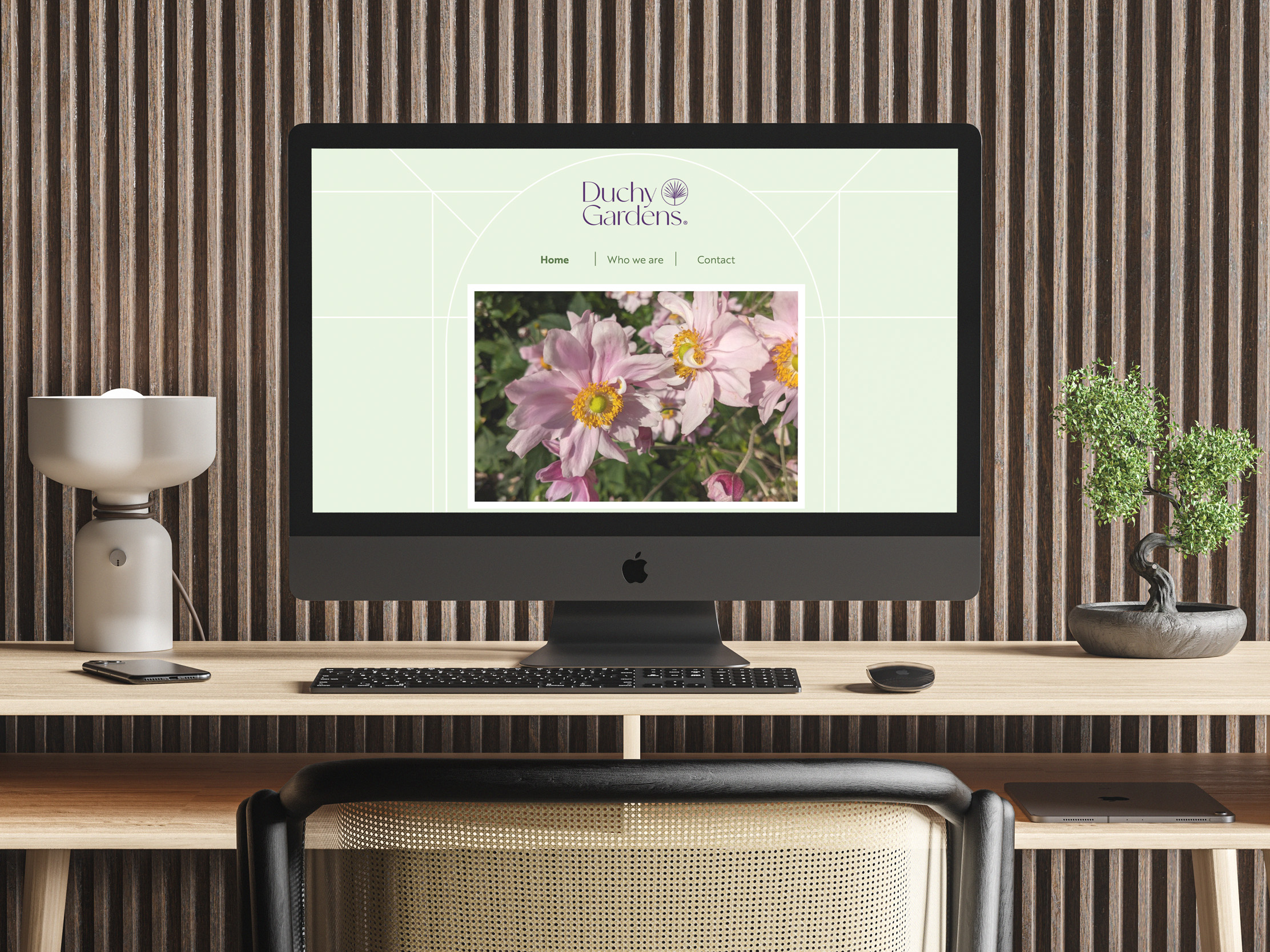 Website design for the Duchy Gardens, Wadebridge, Cornwall