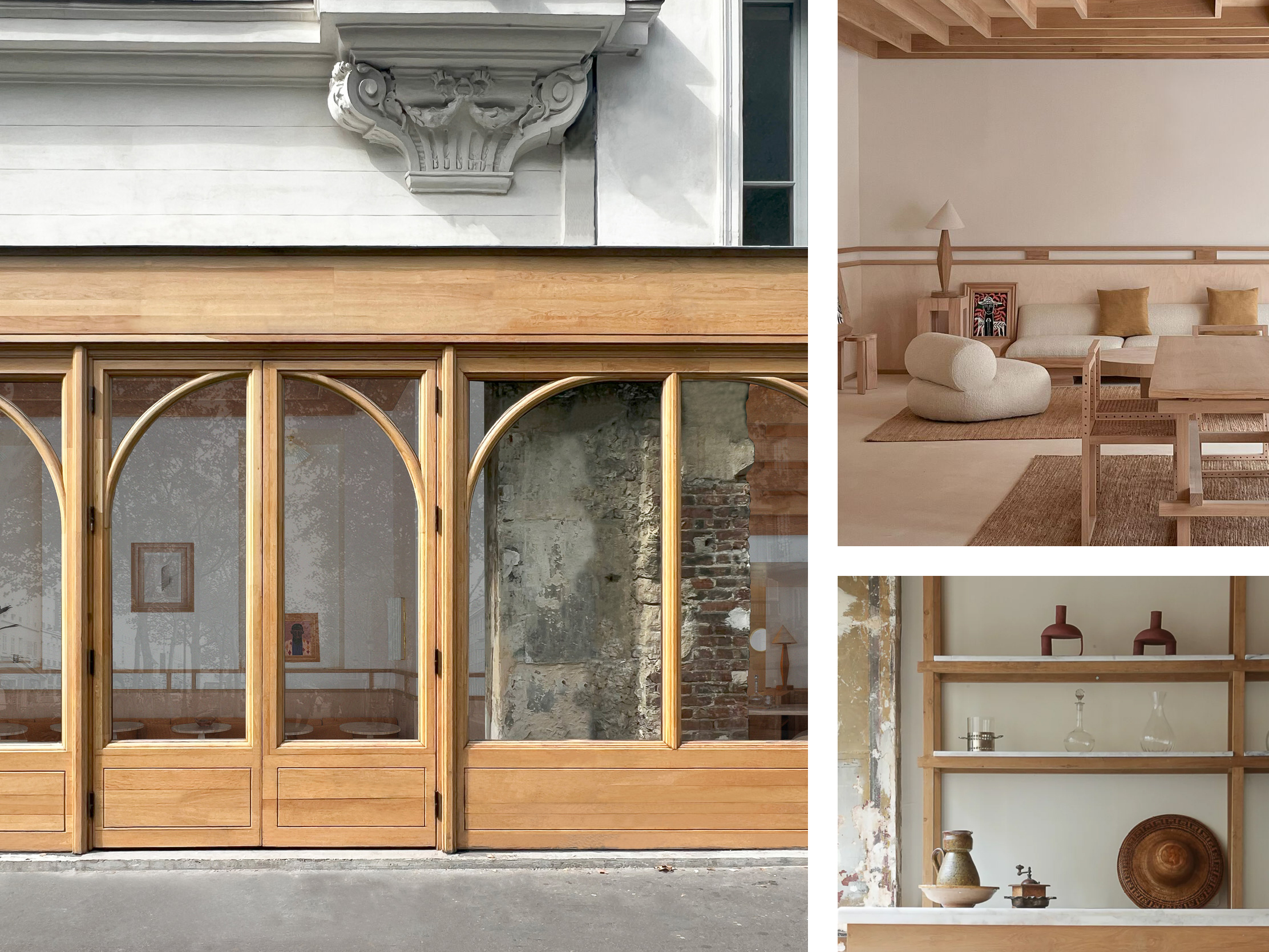 Paris hotel with warm wood and Scandi touches