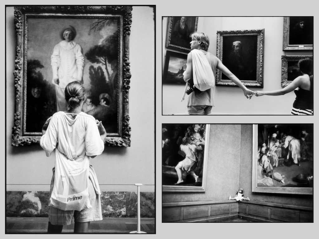 Alécio de Andrade at the Louvre