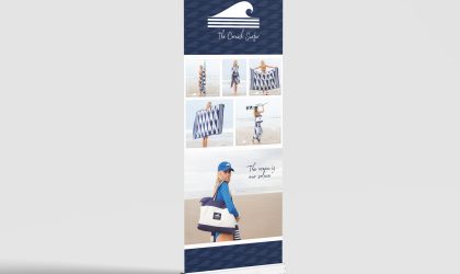 Exhibition display design for The Cornish Surfer