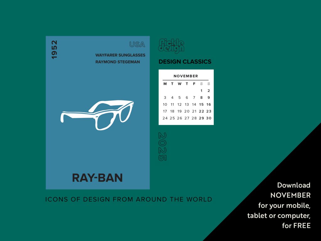 November-Calendar-Free-Download-Ray-Ban-Sunglasses-Design-Classic