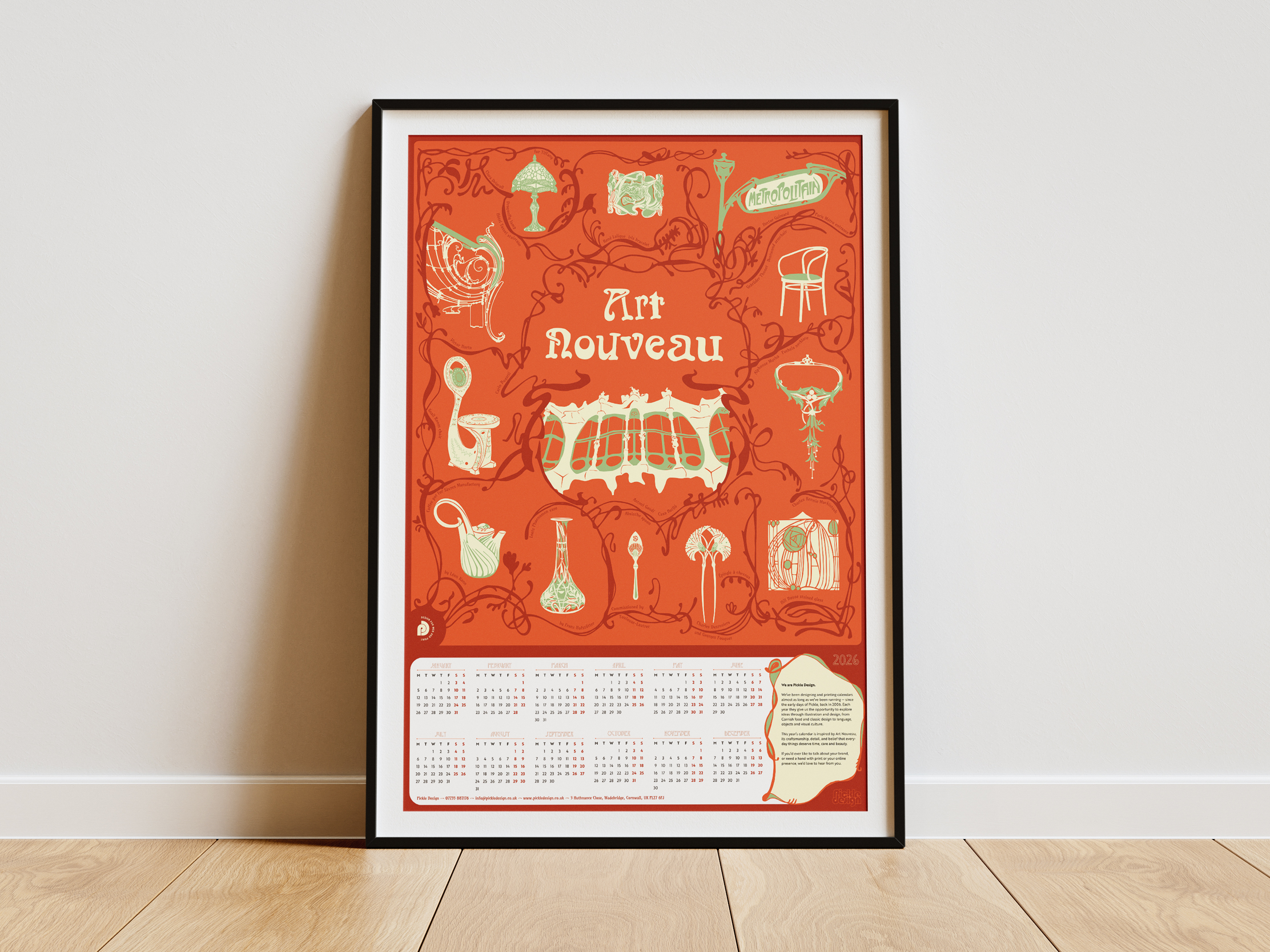 Illustrations of Art Nouveau examples