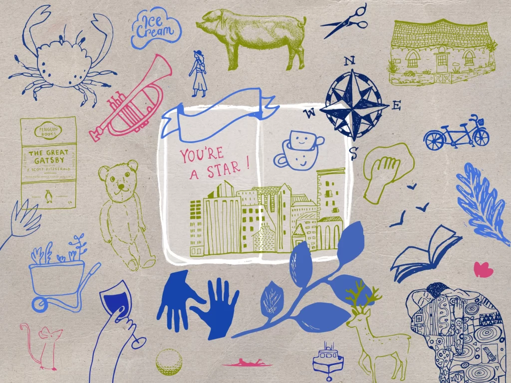 Bespoke illustration by Pickle Design