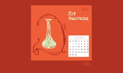 Download for free Pickle Design's illustration of an Art Nouveau vase