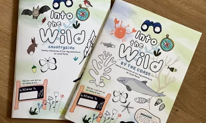Into the Wild countryside and coastal children's activity books designed for Lovat Holiday Parks