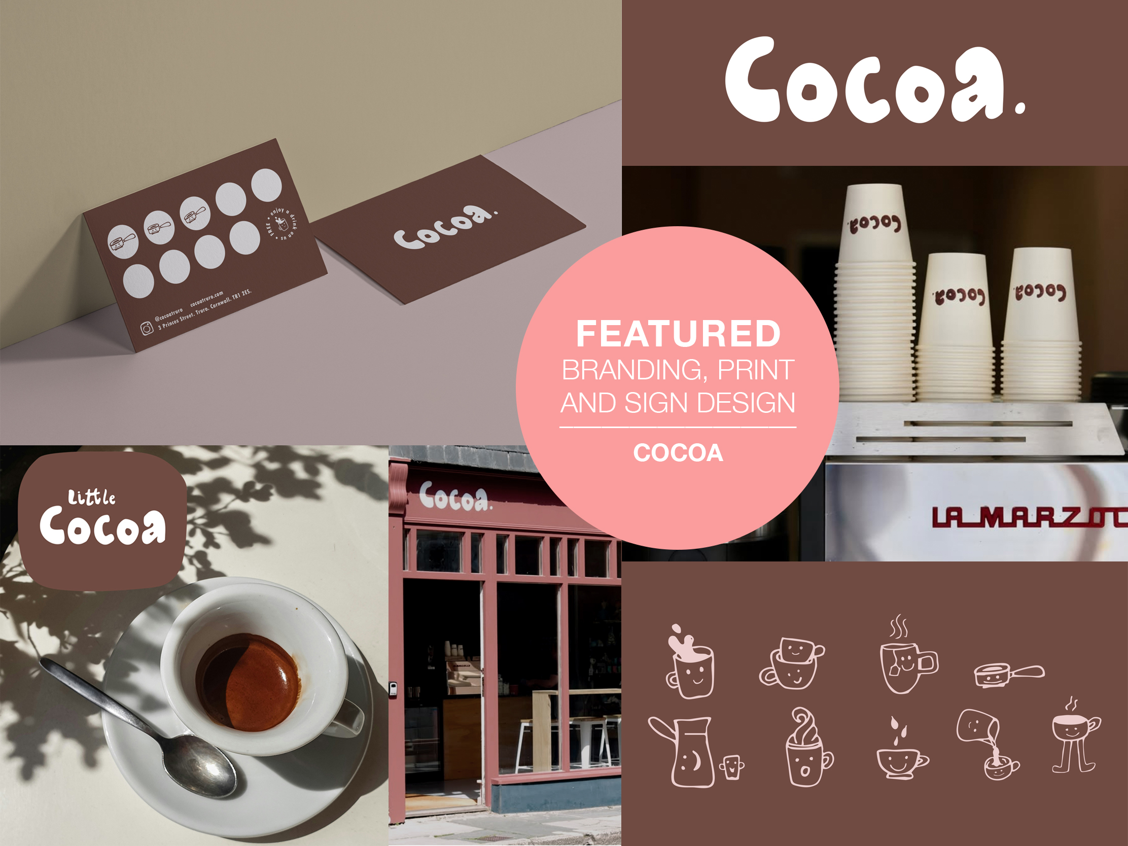 Branding for child friendly cafe in Wadebridge and Truro